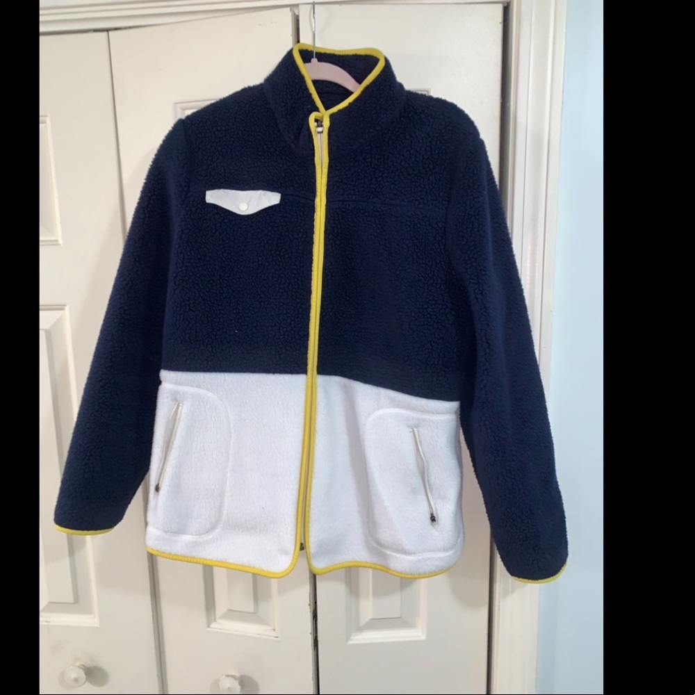 Talbots Color block Sherpa Jacket